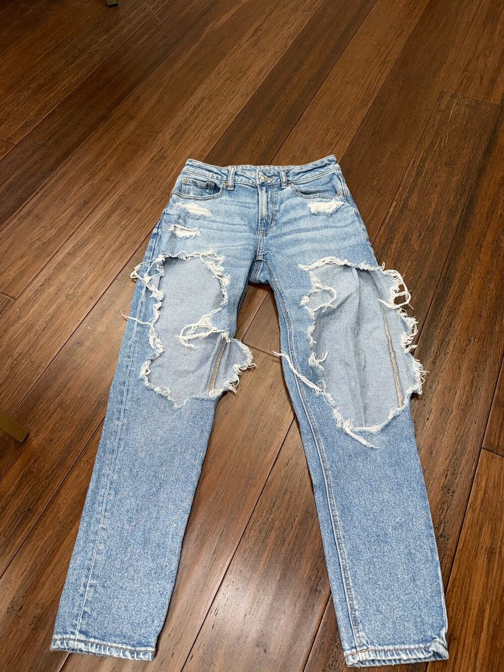 high-waisted mom jeans American Eagle 2